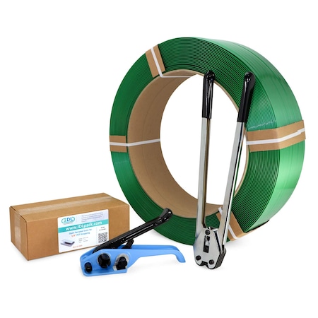 Idl Packaging 5/8" Polyester Strapping Kit, Tensioner/Sealer B.PSK.58.4000